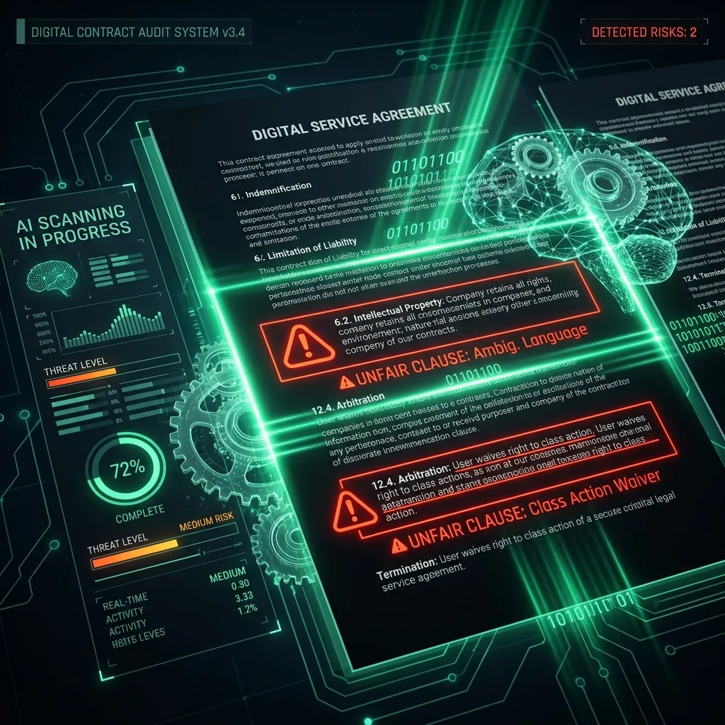 AI Legal Scanning Logic Visualization